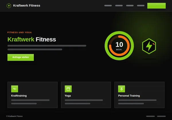 Vorschau der Vorlage Fitness